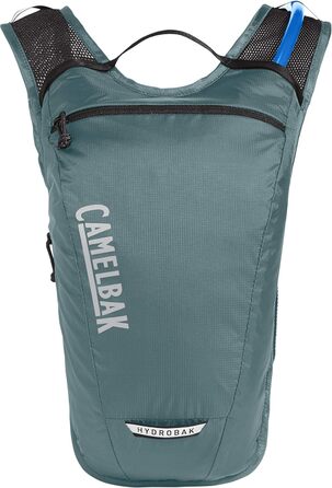 Велосипедний гідро-рюкзак CamelBak Hydrobak 1,4 л, алюміній/чорний, легкий питний рюкзак