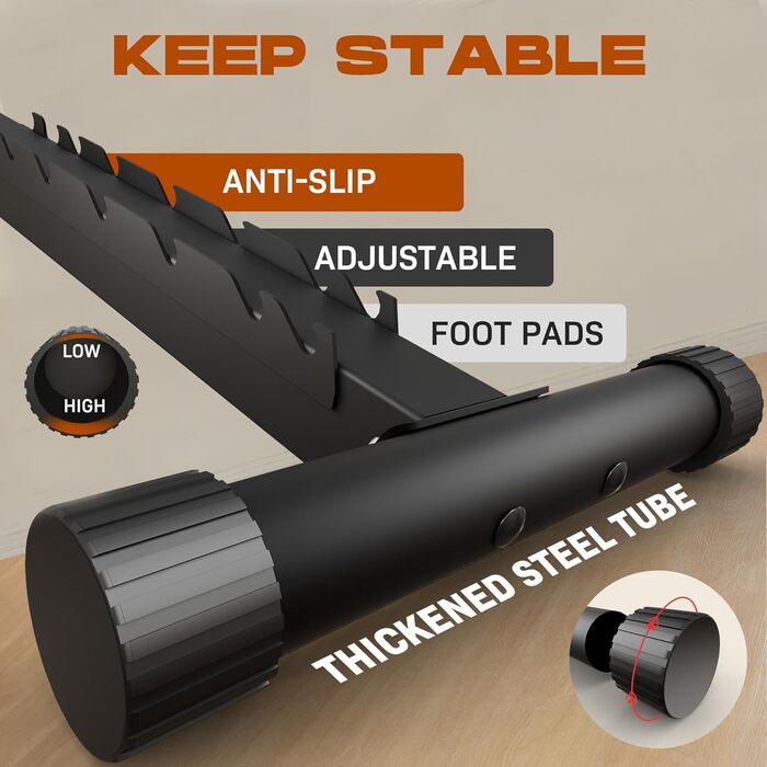 Складана лава для тренувань Roygym, мультифункціональна, з регульованою спинкою, для загальної фізичної підготовки, витримує до 400 кг, чорно-червона