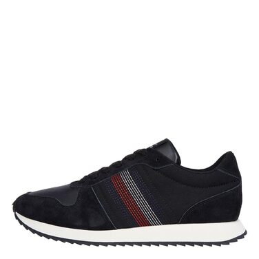 Чоловічі кросівки Tommy Hilfiger Runner Evo Mix Stitch чорні, розмір 44 EU