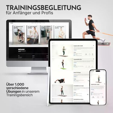 NEOLYMP Фітнес-гумки Lange: набір для тренувань з аксесуарами, стійкі до прання, для фітнесу, силових тренувань, гімнастики та підтягувань