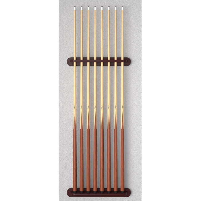 Стійка для київ/більярдних київ Viper на 8 київ, масив дуба, магонія, для кріплення до стіни