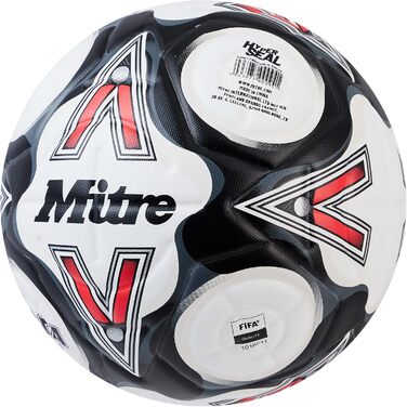 Професійний футбольний м'яч Mitre Delta Max, розмір 5, білий/помаранчевий/зелений/золотий, унісекс