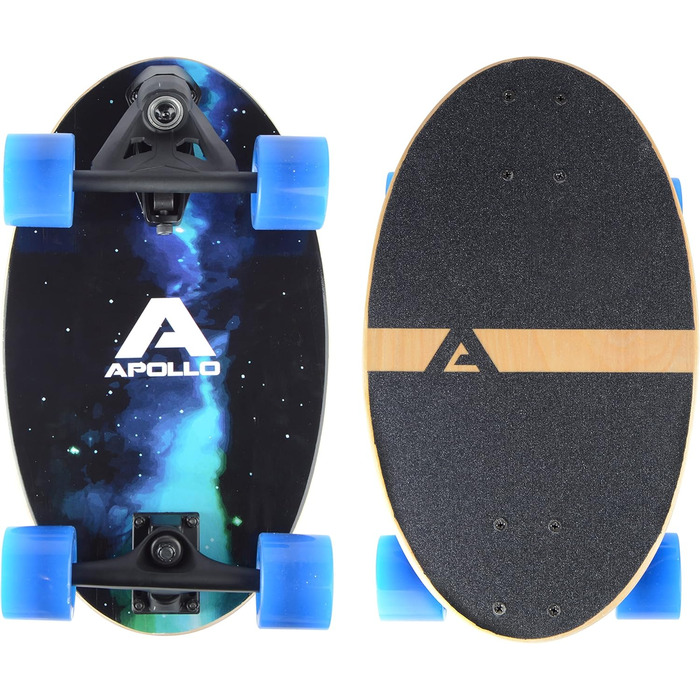 Скейтборд Apollo Barrel Board Galaxy — компактний круїзер для міста, для дітей і дорослих, ідеальний для початківців, легкий та маневрений