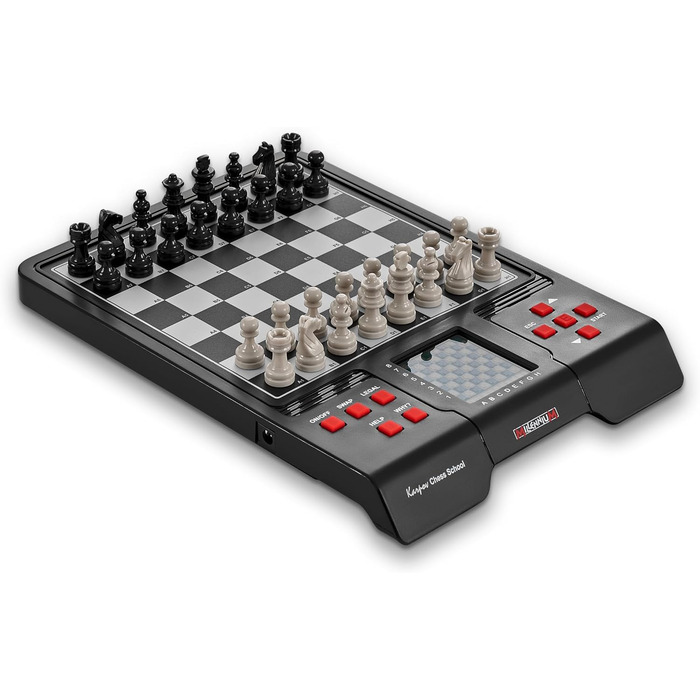 MILLENNIUM Schachschule M805 – навчальний набір для шахів, з інтерактивними вправами та посібником, для дітей, початківців та шкіл