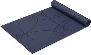 Килимок для йоги Gaiam Premium 6mm з принтом - товстий, нековзний для йоги, пілатесу та фітнесу