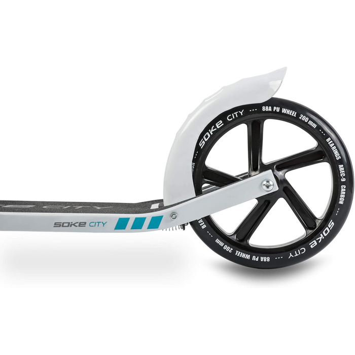 Міський самокат SOKE Cityroller - білий, для їзди містом