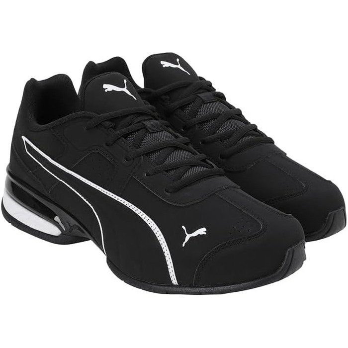 Кросівки для бігу PUMA Tazon 7 Evo Road - унісекс, чорно-білі (44.5 EU)