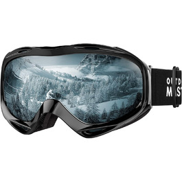 Універсальна лижна маска OutdoorMaster OTG для чоловіків і жінок, сноуборд окуляри з 100% UV-захистом, антифог, під окуляри, VLT 80%