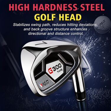 Набір гольф-клубу PGM для чоловіків – 9/12 штук, драйвер Titan #1, міцні залізи, прощальний паттер, для правшів та лівшів, 12 гольф-клубу з графітовим сердечником