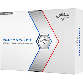 Гольф-м'ячі Callaway Supersoft 2023 білі