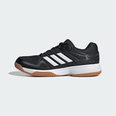 Кросівки Adidas Speedcourt для залу, чоловічі, 43 1/3 EU, чорний/білий/гірчичний