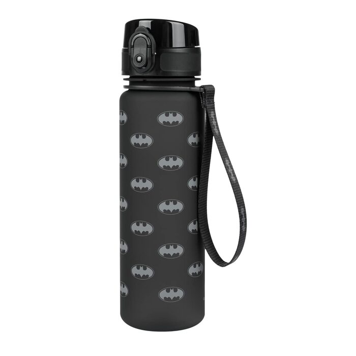 Дитяча пляшка для води Baagl Tritan 500 мл з логотипом Batman, непротікаюча, для школи та спорту