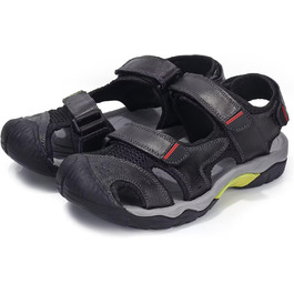 Чоловічі спортивні сандалії VisionReast для хайкінгу та активного відпочинку. Чорні сандалі для туризму та подорожей, 41 EU, з клямкою.