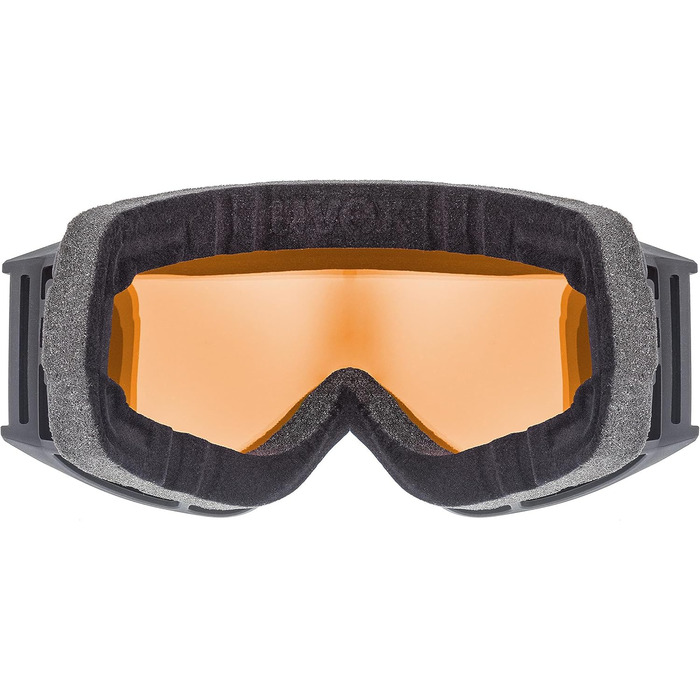 Лижна маска Uvex G.gl 3000, унісекс, чорна, лінза blue-lasergold lite, універсальний розмір