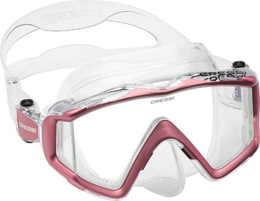 Маска для снорклінгу Cressi Liberty Triside SPE, Clear/Rose Gem, універсальний розмір