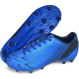 Дитячі футбольні бутси Vizari FG | Футбольні бутси для хлопчиків та дівчаток | Бутси для гри на траві | Синій та чорний, розмір 30 EU