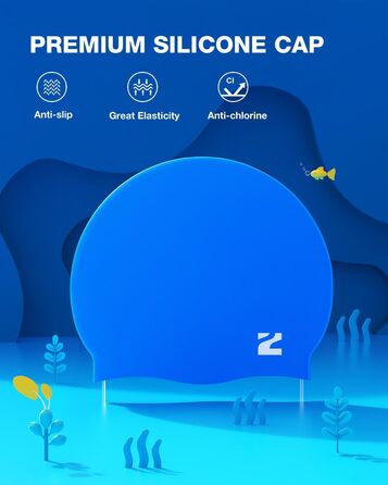 Дитячі окуляри для плавання ZIONOR G1MINI, поляризовані, антифог, UV-захист, для дівчат та хлопців 8-14 років, рожево-червоні, з синьою шапочкою
