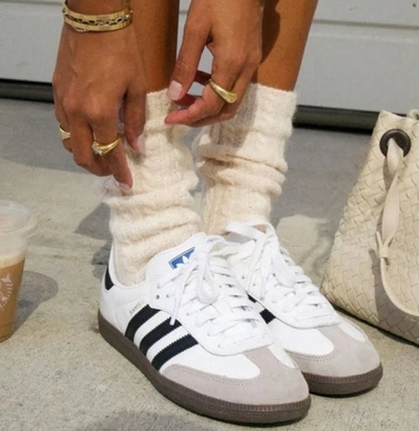 Жіночі спортивні кросівки Adidas Samba OG Cloud White B75806, розмір 38 2/3