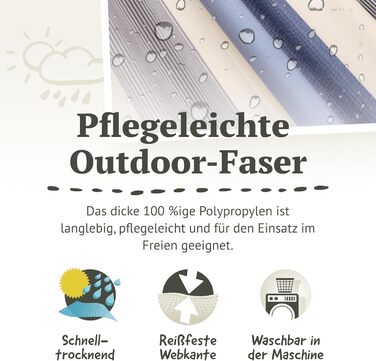 Гамак LA SIESTA® Brisa: ручної роботи з Колумбії, 160 см, для дому та відпочинку на природі (Sea Salt, для двох, з кріпленням до дерева/стовпа)