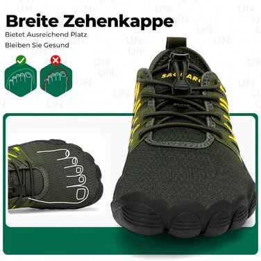 Чоловічі шкарпетки-взуття SAGUARO для плавання та відпочинку, легкі, дихаючі, швидко сохнуть, розмір 39-48, армійного кольору