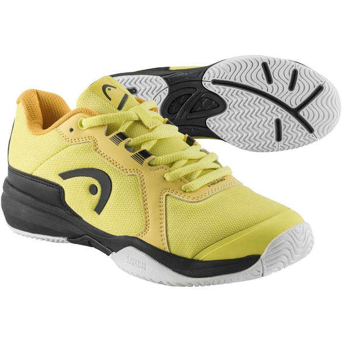 Дитячі тенісні кросівки HEAD Sprint 3.5 Junior (36 EU) – чорний, банан