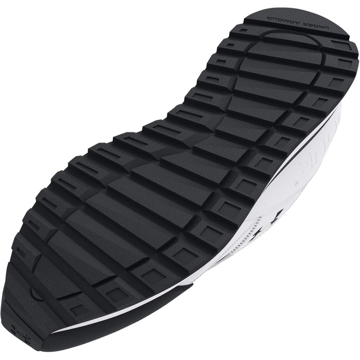 Чоловічі кросівки для бігу Under Armour Essential Runner, 49.5 EU, білий/чорний