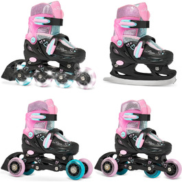 колір: loret блиск чорний/м'ятний/рожевий