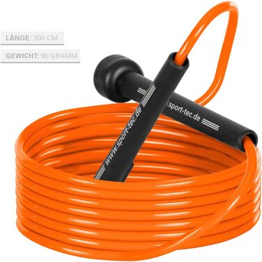 Скакалка для HIIT, боксу, MMA, фітнесу та кросфіту 300 см (зелена, блакитна)