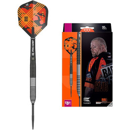 Дротики для дартсу Target RVB 95 3 Gen, 95% вольфраму, Swiss Point, 25 г, стіл, Raymond van Barneveld