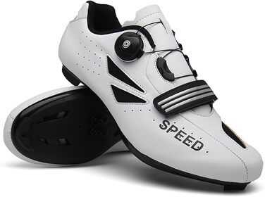 Велосипедні черевики для чоловіків та жінок, MTB, шосейні, крос-кантрі, кросівки, дихаючі, для їзди на велосипеді, сумісні з SPD-SL/SPD, розміри 36-47 EU, білі