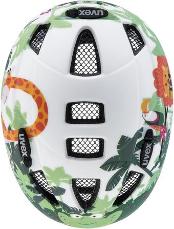 Дитячий велосипедний шолом uvex Kid 2 cc, safari matt, 46-52 см, легкий, регульований розмір, можливість встановлення LED-світла