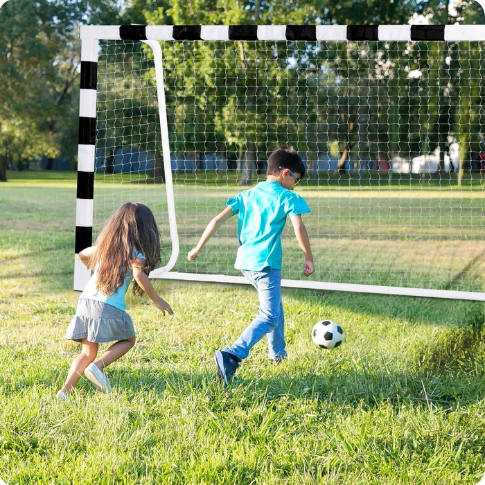 Портативні футбольні ворота Neo-sport, сталеві, складні, 300 x 200 x 90 см