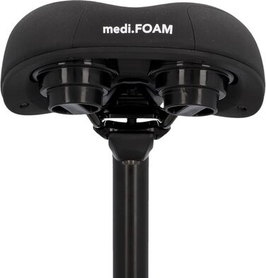 Сідло FISCHER Memory Foam з м'якою вставкою для полегшення тиску | Для трекінгу та MTB