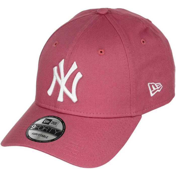 Кепка New Era MLB 9Forty з регульованим розміром, бейсболка з логотипом NY/LA, універсальний розмір, червона (Yankees)