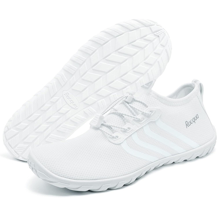 Водні черевики для плавання Raqua - чоловічі та жіночі, розмір 35-47, білі