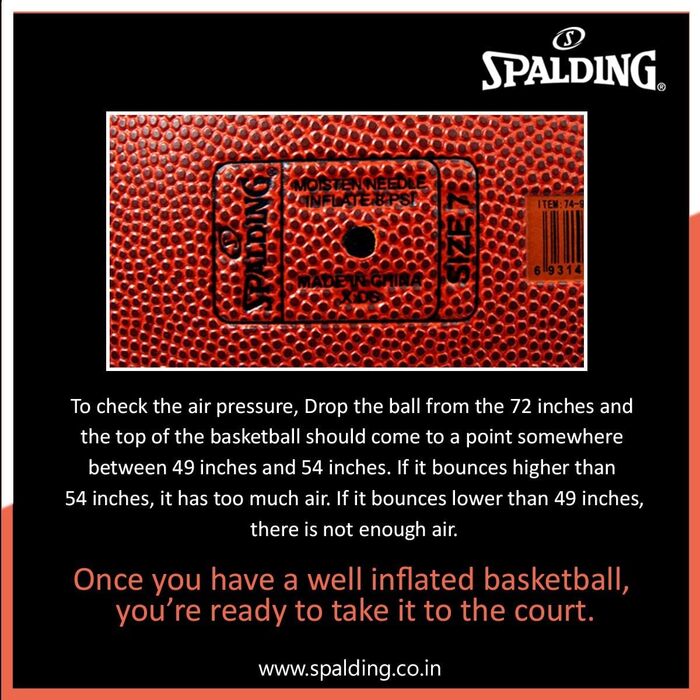Баскетбольний м'яч Spalding 7 розмір, помаранчевий, для дорослих