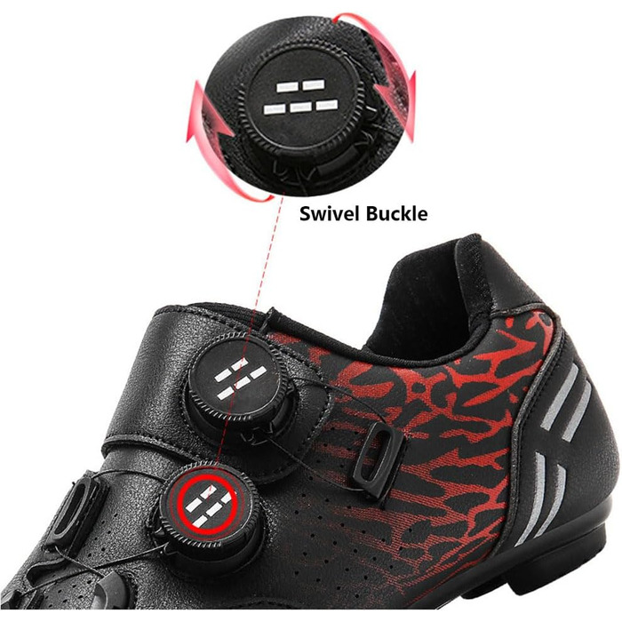 Велосипедні шкарпетки для жінок та чоловіків: MTB, шосе, крос-кантрі. Дихаючі велотуфлі, модель T-730, розмір 48 EU, чорний колір. Без замка.