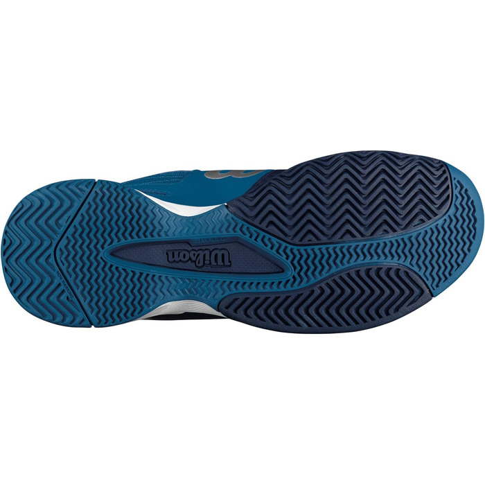 Тенісні кросівки Wilson RUSH PRO Unisex для дітей (36 EU, багато кольорів Deep Water Navy, Wilson Scuba Blue)