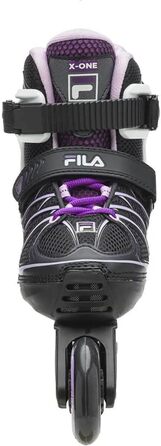Роликові ковзани Fila X-one Girl для дівчаток та жінок, чорний/рожевий/магента, 38-41, регульовані