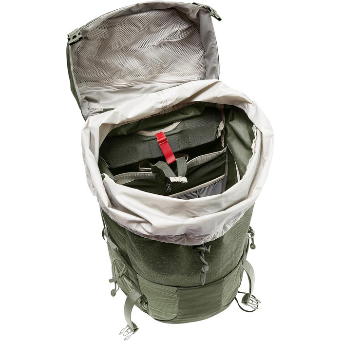 Туристичний рюкзак VAUDE Brenta 36+6 л, водонепроникний, з дощовиком, для жінок і чоловіків, зручний трекінговий рюкзак з практичними відділеннями, колір хакі