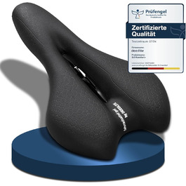 Велосипедне сідло Deedlite Premium Universal Pro 3.0 – зручне, м'яке, з ефектом пам’яті, анатомічне, для спортивного та міського велосипеда, універсальний розмір, матове покриття