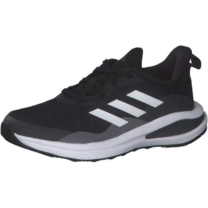 Дитячі кросівки adidas Fortarun K для тренувань (30 EU, чорний/білий/сірий)