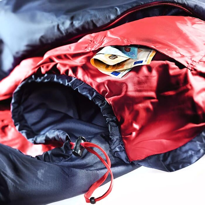 Спальний мішок Deuter Dreamlite Navy-Cranberry Left Zip - синтетика, на блискавці