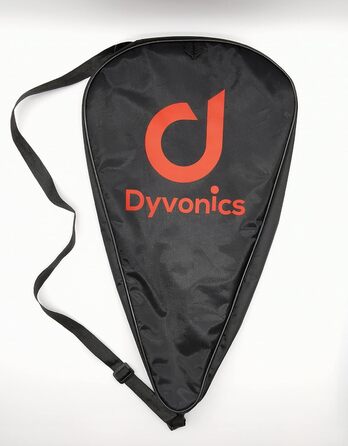 Ракетка для падел Dyvonics Impact чорно-червона, діамантова форма + чохол