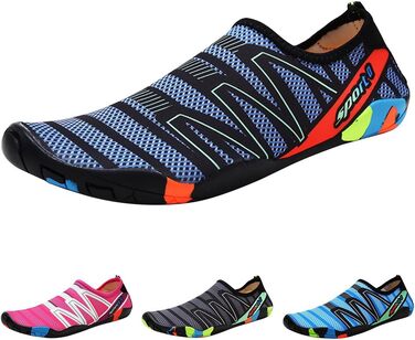 Чоловічі та жіночі аквашузи для плавання та відпочинку на пляжі, дихаючі, з антиковзким покриттям, швидко сохнуть, розмір 44 EU, колір зелений