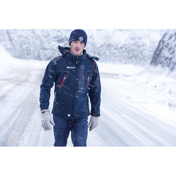 Чоловіча куртка Softshell Geographical Norway Tangata — функціональна outdoor куртка для активного відпочинку, темно-сіра, розмір S