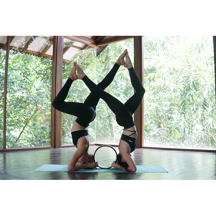 Йога-колесо Yoga Design Lab Mandala Night, міцне, екологічне, для глибокої розтяжки та виправлення постави