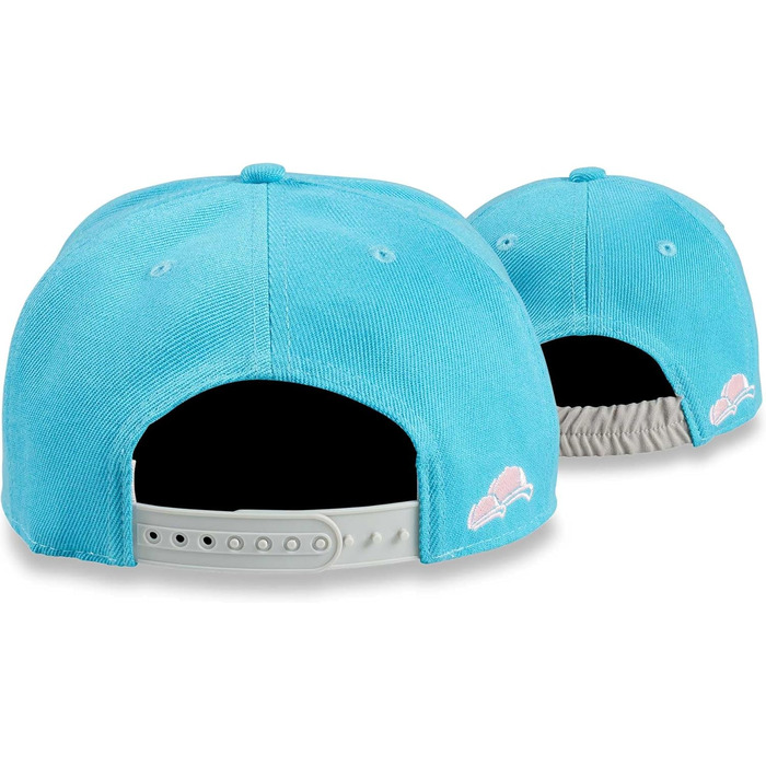 Набір кепок Soubuddy для батька та сина (2 шт), сімейний комплект бейсболок Snapback для дорослих та дітей, сірий та блакитний