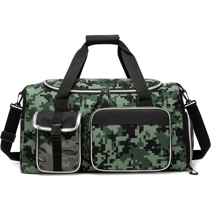 Дитяча спортивна сумка HTGROCE з відділенням для взуття. Сумка для плавання, подорожей для дівчаток. Кольори: білий (A), зелений (B)