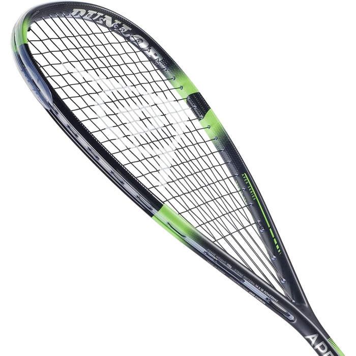 Сквош ракетка Dunlop Sports Apex Infinity, сіро-зелена, легка, графітова